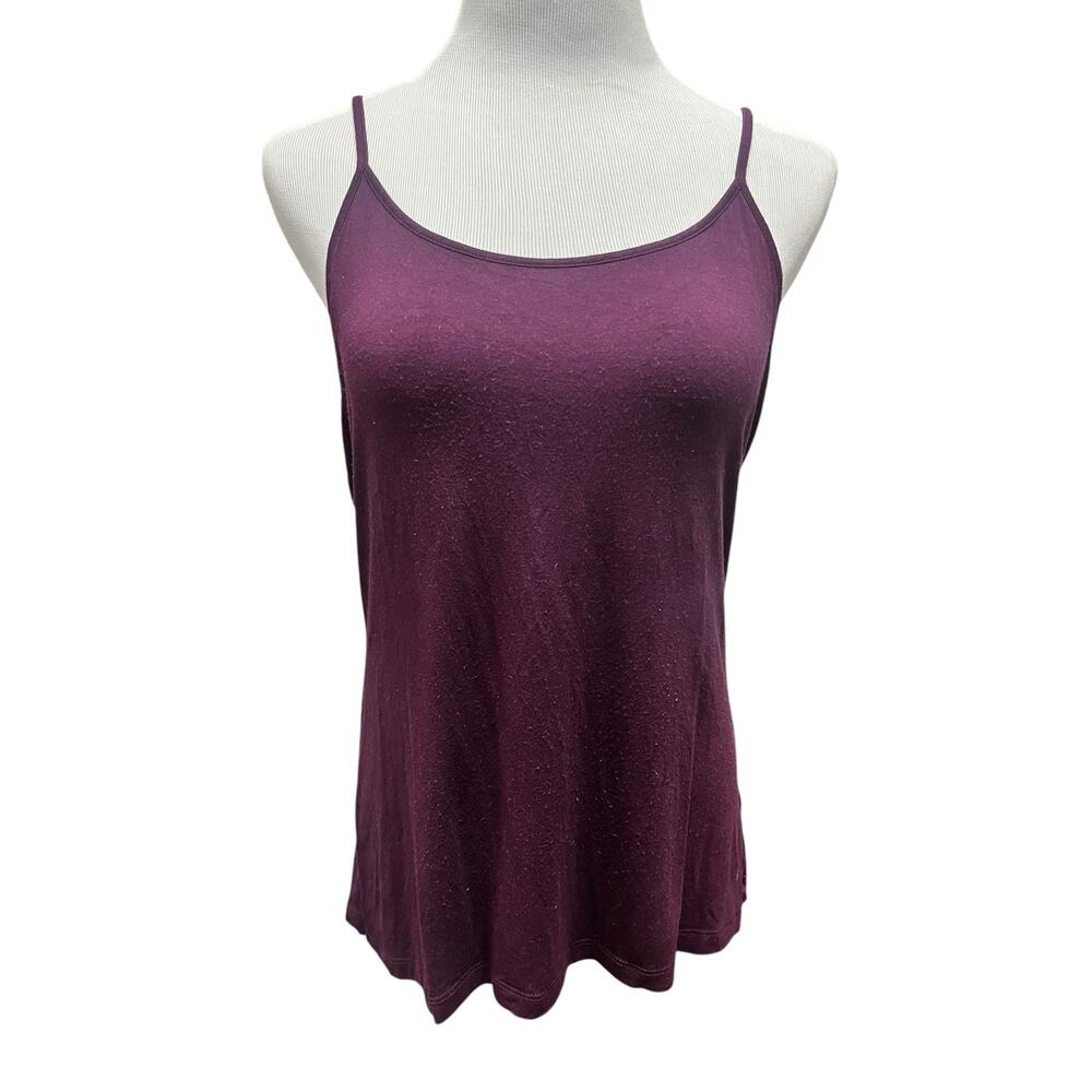 Merona Women's Purple Plum Spaghetti Strap Tank Top SIZE Large